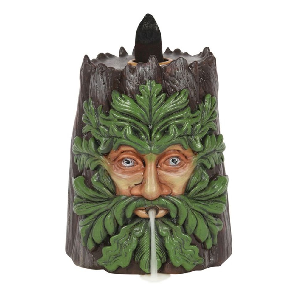 Spirit of the Trees Green Man Backflow Incense Burner